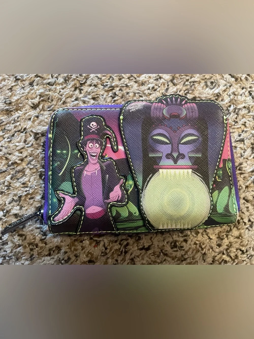 Loungefly Disney Villians Dr Facilier Wallet Zip Around Princes and Frog